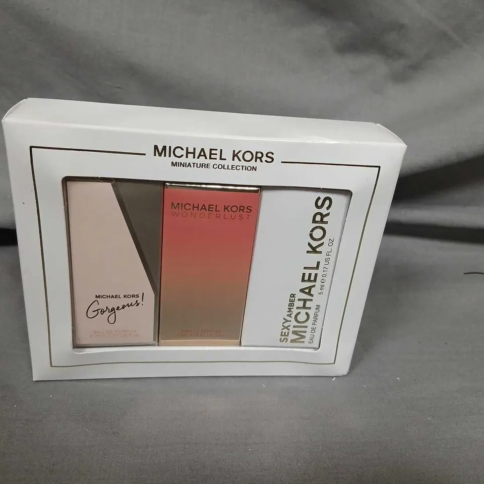 BOXED MICHAEL KORS MINIATURE COLLECTION