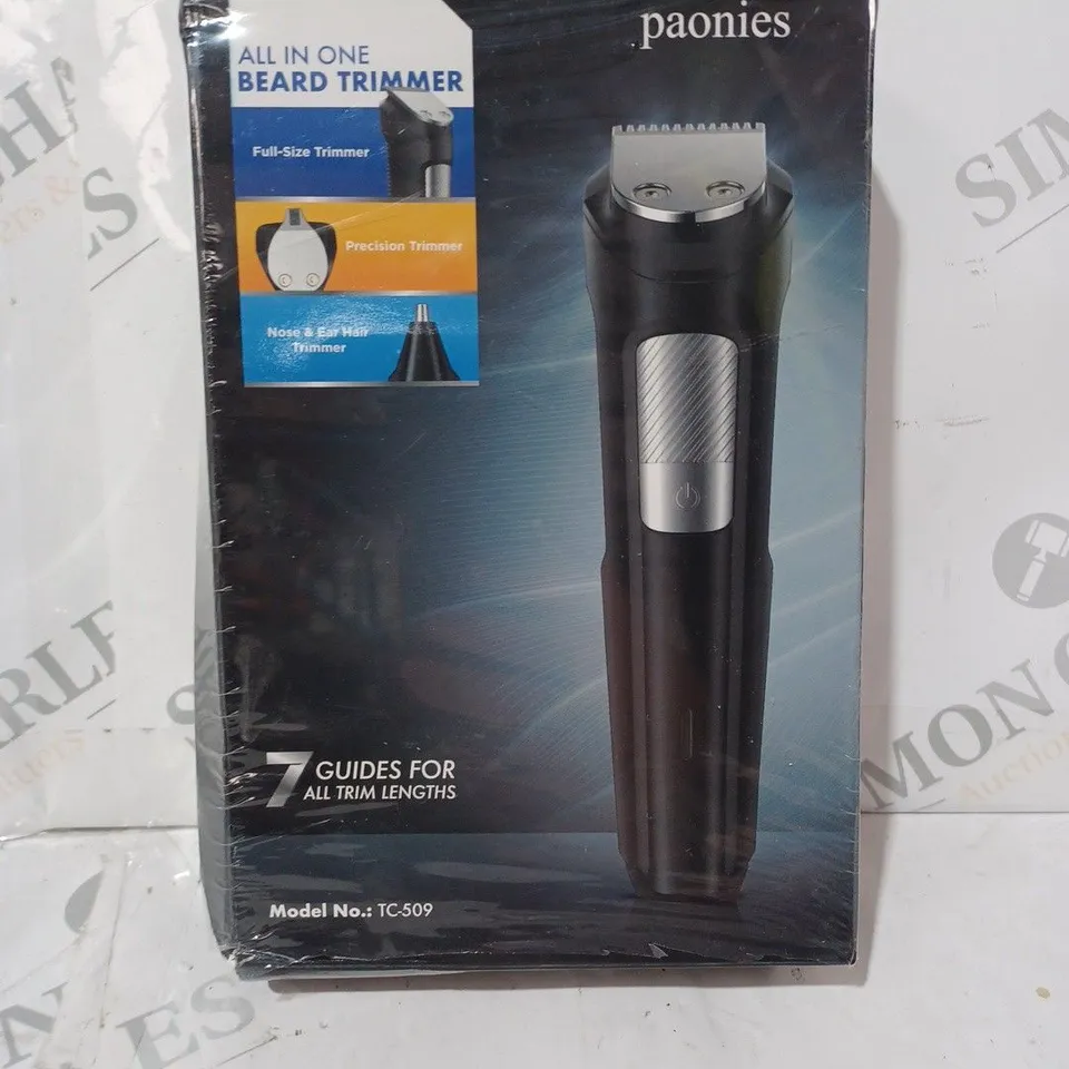 BOXED PAONIES ALL IN ONE BEARD TRIMMER