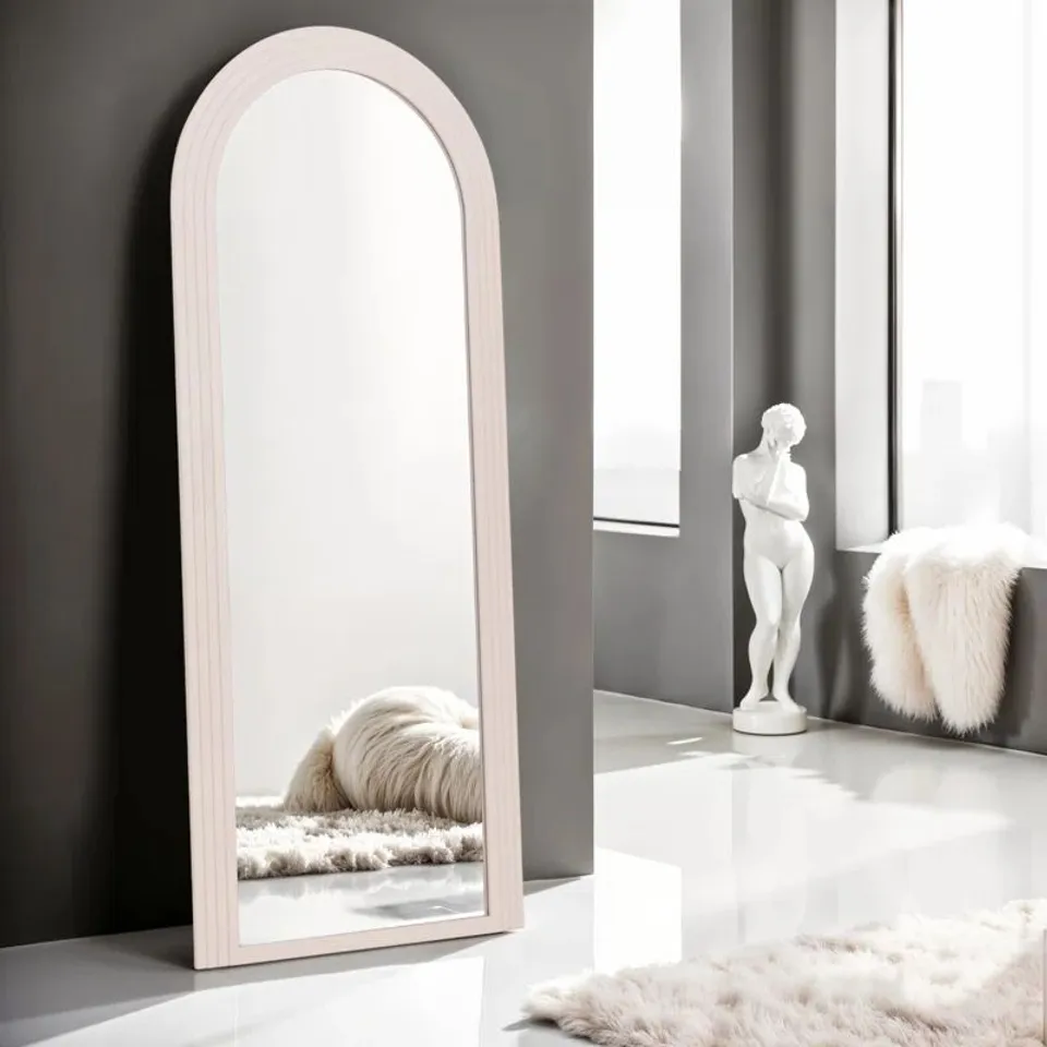 BOXED PO - LARGE ARCHED FLOOR MIRROR - 70 x 170cm (1 BOX)