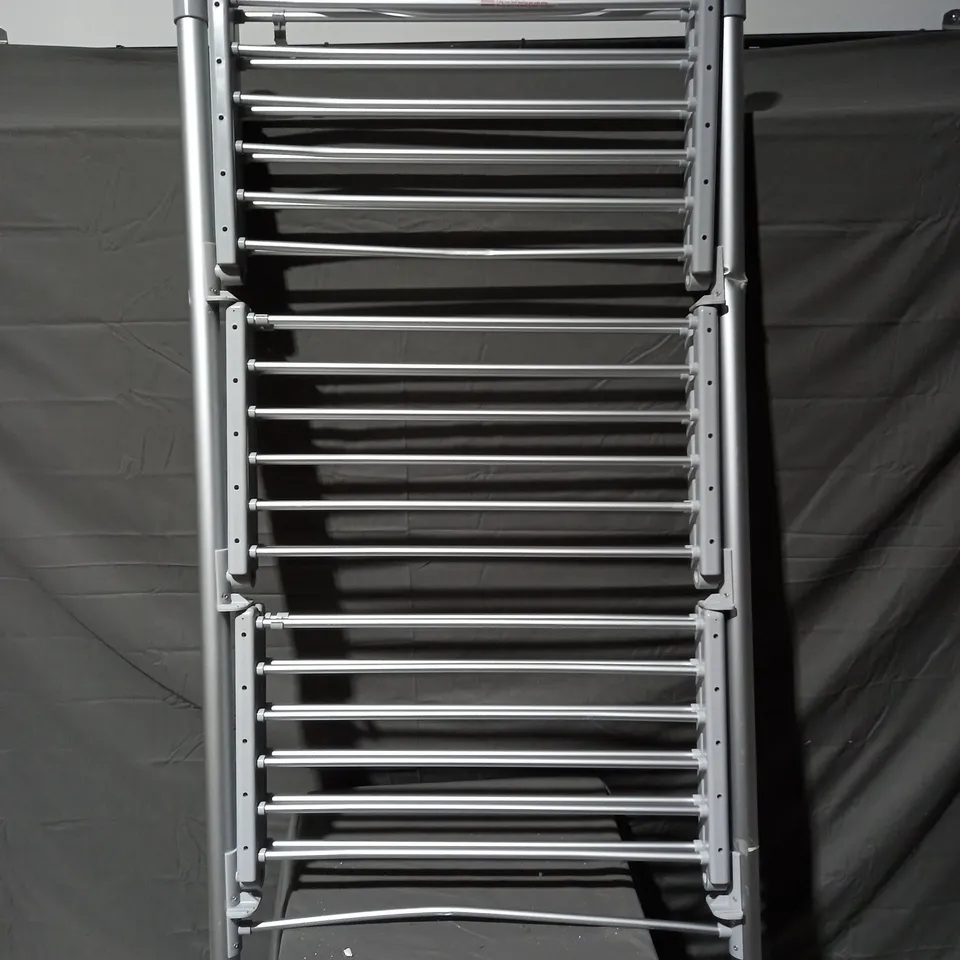 OUTLET ORGANISED OPTIONS 3 TIER HEATED AIRER WITH 21M DRYING SPACE - COLLECTION ONLY