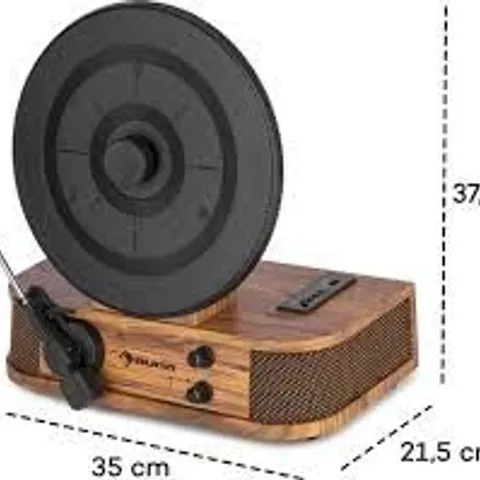 BOXED AUNA VERTICALO SE RETRO TURNTABLE USB BT 