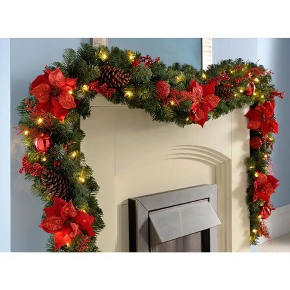 G EXTRA THICK PRE LIT GARLAND 