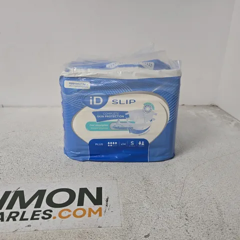 ID SLIP COMPLETE SKIN PROTECTION PADS – PLUS (14 PER PACK) ALL IN ONE BRIEFS