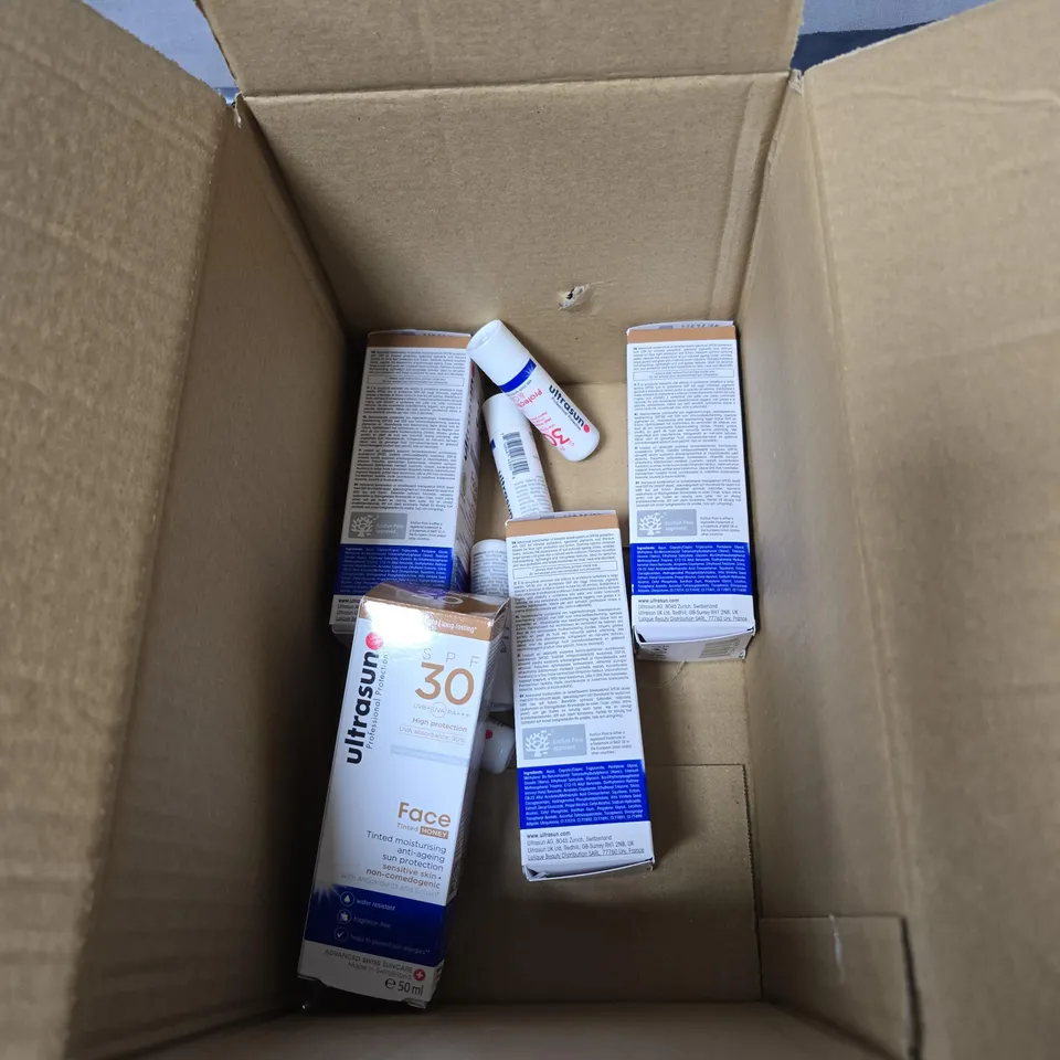 APPROXIMATELY 8 X ASSORTED ULTRASUN PRODUCTS BOXED
