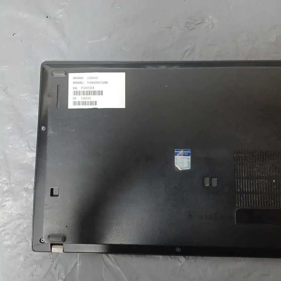 LENOVO	THINKPAD X280	12 INCH	I5-8250U 1.60GHZ