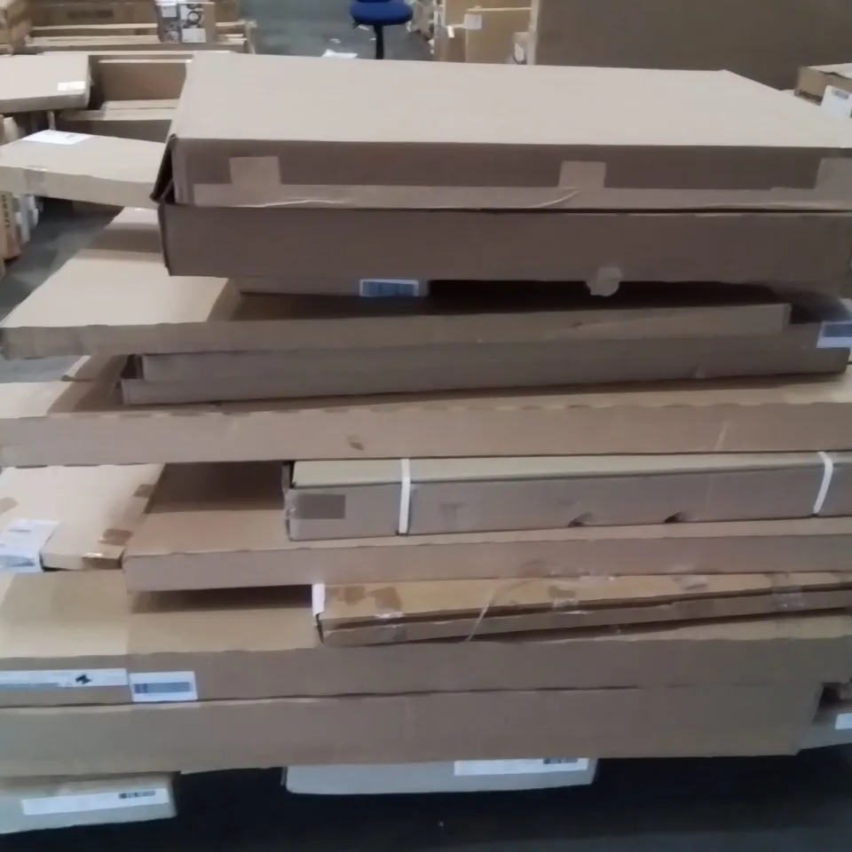 PALLET CONTAINING LARGE QUANTITY OF INCOMPLETE BOXED FURNITURE PARTS