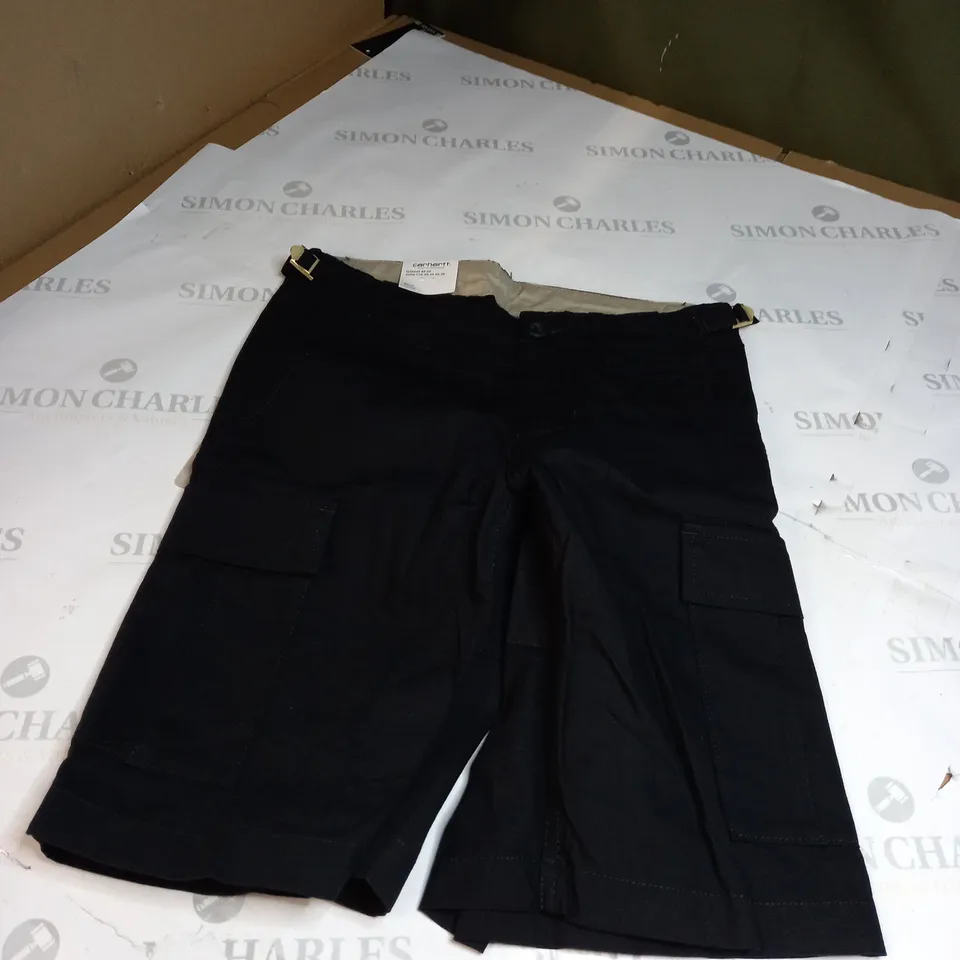 BLACK CARHARTT CARGO SHORTS SIZE 26