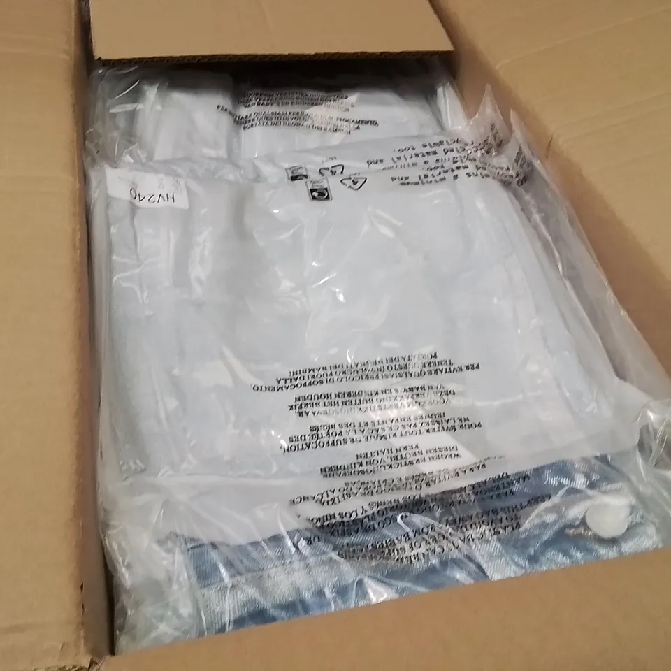 BOXED BRAND NEW APPROXIMATELY 17 JD WILLIAMS METALLIC SKIRT BLUE/SILVER SIZE 12