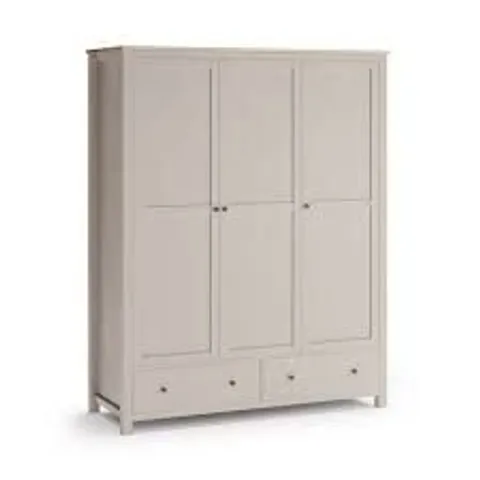 BOXED OLNEY TRIPLE WARDROBE - STONE (3 BOXES)