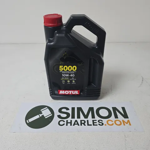 MOTUL 5000 10W40 4T SEMI SYNTHETIC MOTORCYCLE OIL 4L