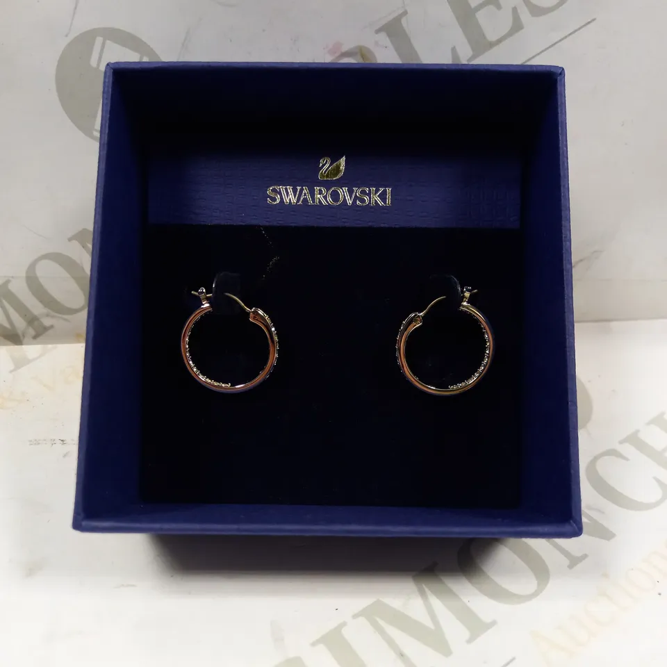 SWAROVSKI SOMMERSET HOOP CRYSTAL EARRINGS 