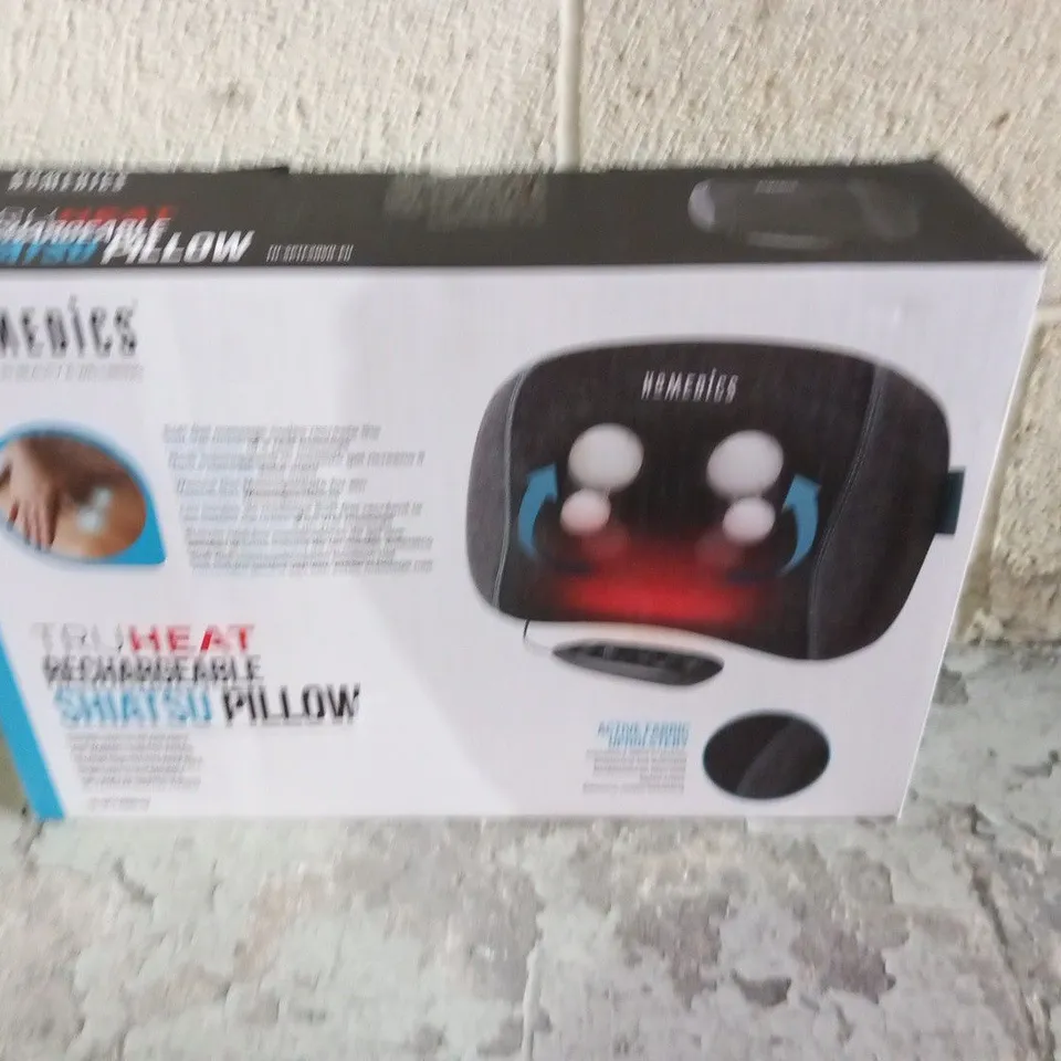 BOXED HOMEDICS TRUHEAT SHIATSU RECHARGEABLE PILLOW TH-SPTF2QVD-EU