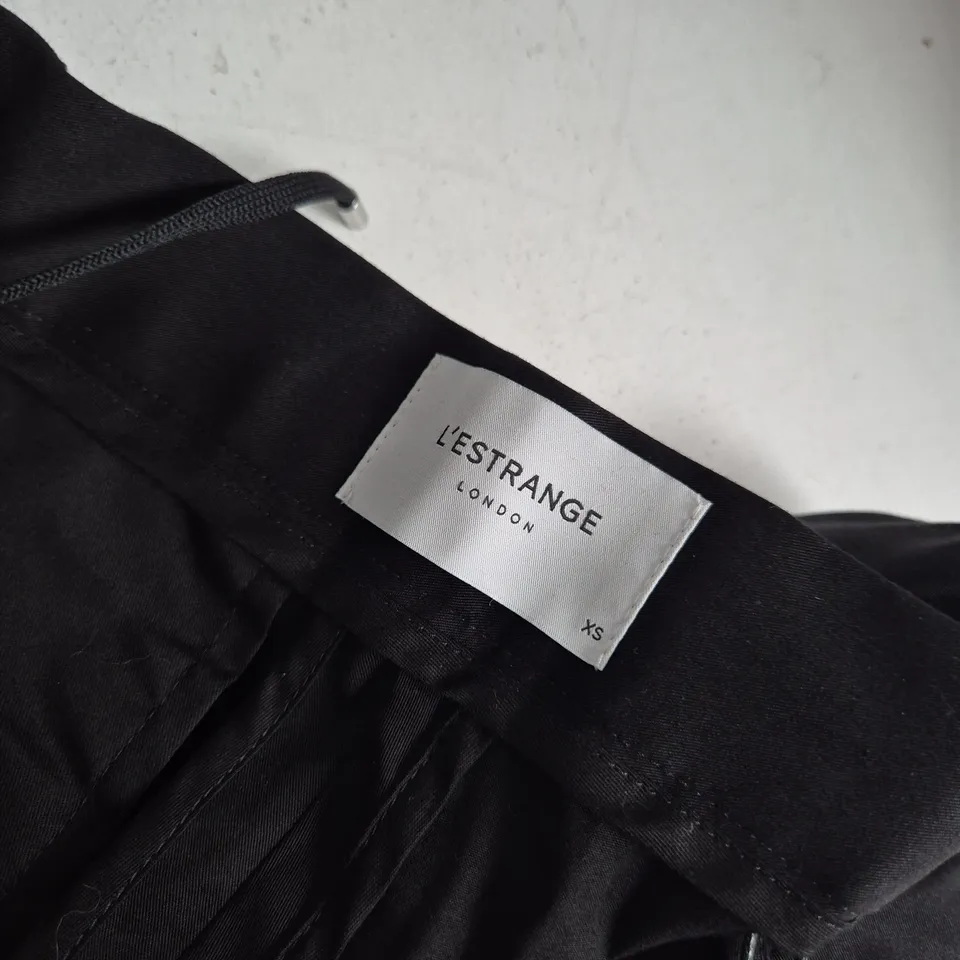 L'ESTRANGE LONDON BLACK TROUSERS – XS (WOMENS) WITH TAGS