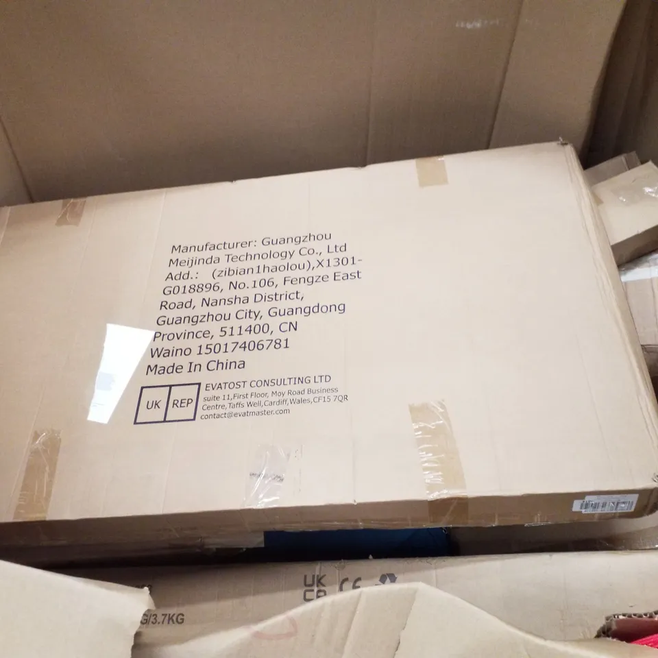 PALLET CONTAINING ASSORTED PRODUCTS INCLUDING OFFICE CHAIR, FLOOR TO CEILING GRAB BAR, AIR FRYER & MINI FRIDGE 