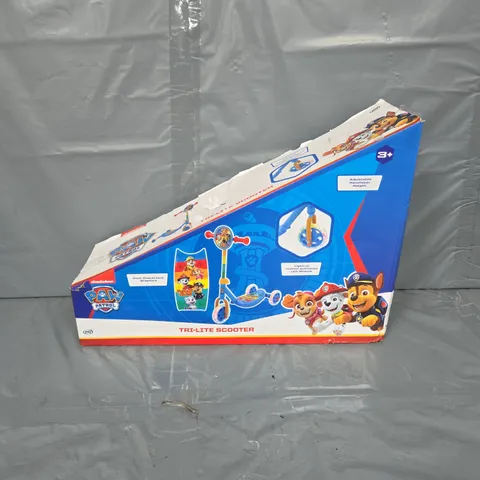 BOXED NICKELODEON PAW PATROL TRI LITE SCOOTER