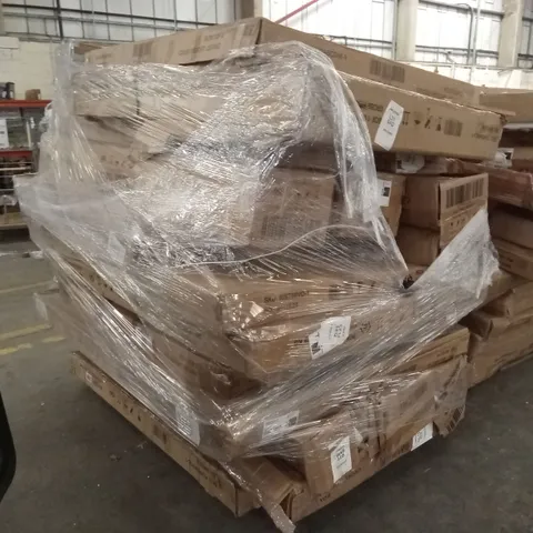PALLET OF ASSORTED INCOMPLETE DUSK BED PARTS AND PIECES 