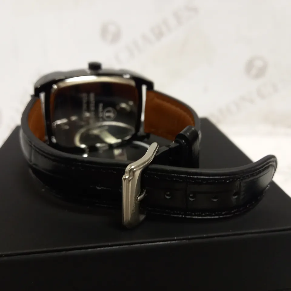 TALIS CO TWO TONE LEATHER STRAP WATCH RRP £550