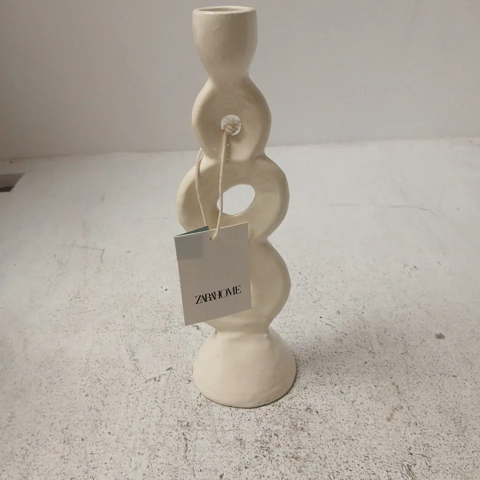 ZARA HOME CERAMIC CANDLE HOLDER 