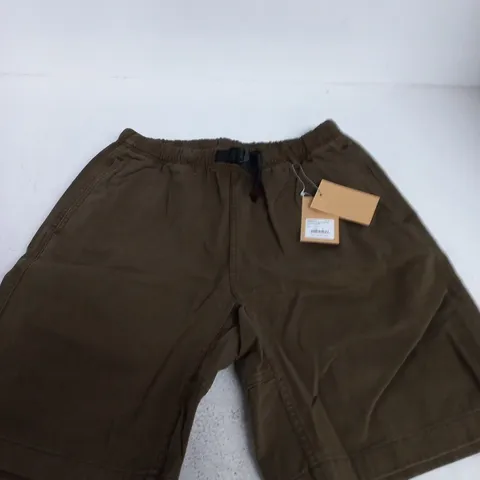 GRAMICCI MENS G-SHORT PIGMENT DYED BARK β ASIA L (US M) β MADE IN VIETNAM