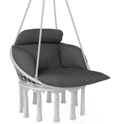 BOXED OUTSUNNY HANGING CHAIR OUTDOOR HAMMOCK CHAIR