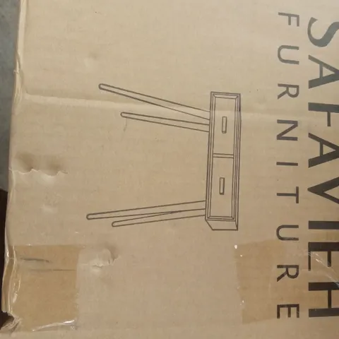 BOXED SAFAVIEH 2 DRAWER CONSOLE TABLE/DESK (1 BOX)