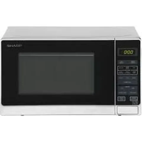 BAGGED SHARP R272SLM 20 LITRE SOLO MICROWAVE - SILVER