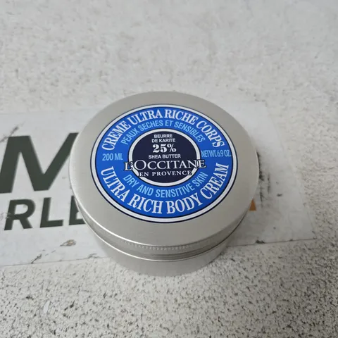 L'OCCITANE ULTRA RICH BODY CREAM WITH SHEA BUTTER – 200 ML