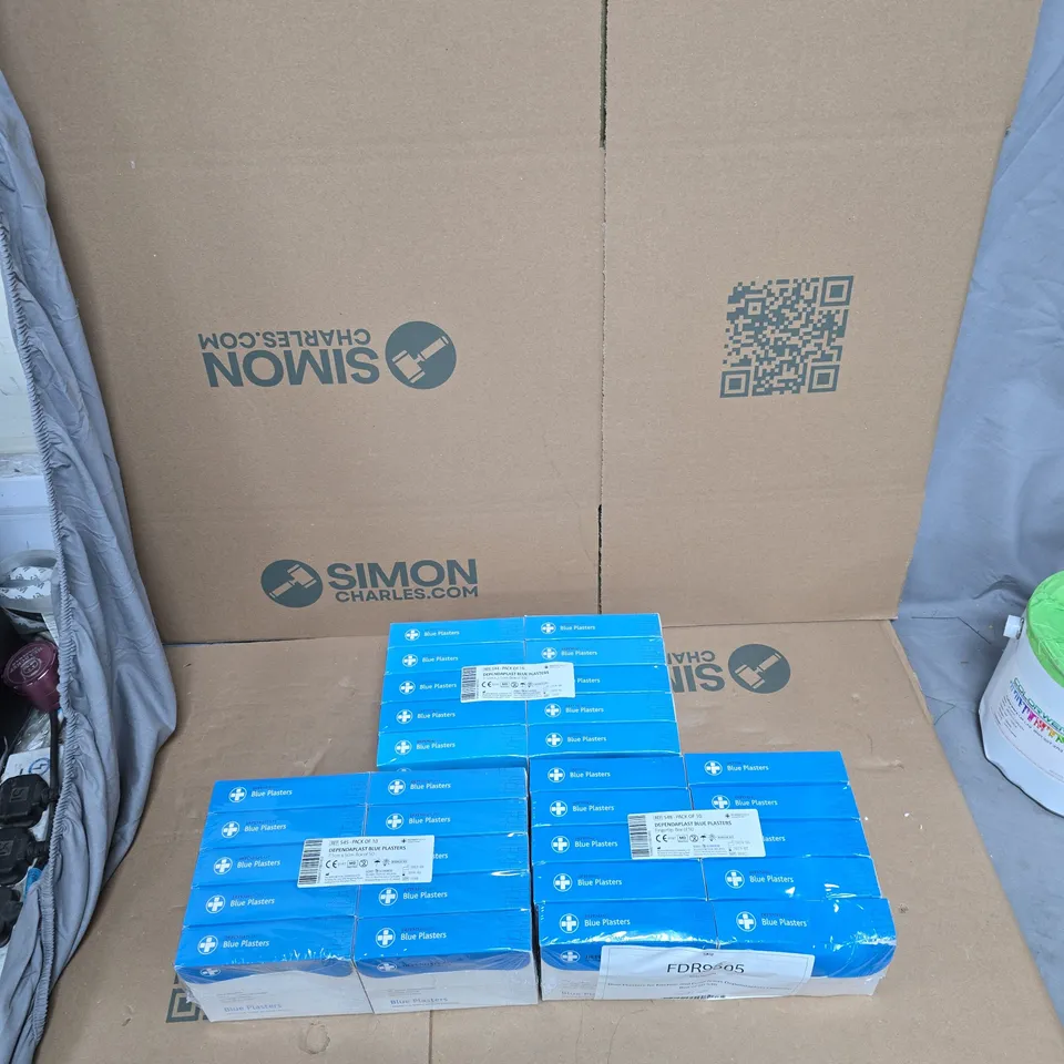 DEPENDAPLAST BLUE PLASTERS – 7.5 CM X 5 CM – BOX OF 100.  30 BOXES 