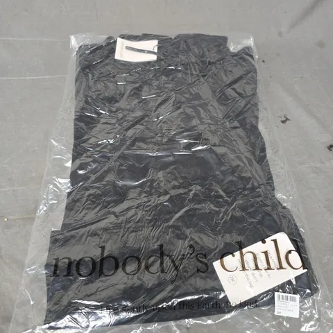 BAGGED NOBODYS CHILD RELAXED HOODIE - SIZE SMALL