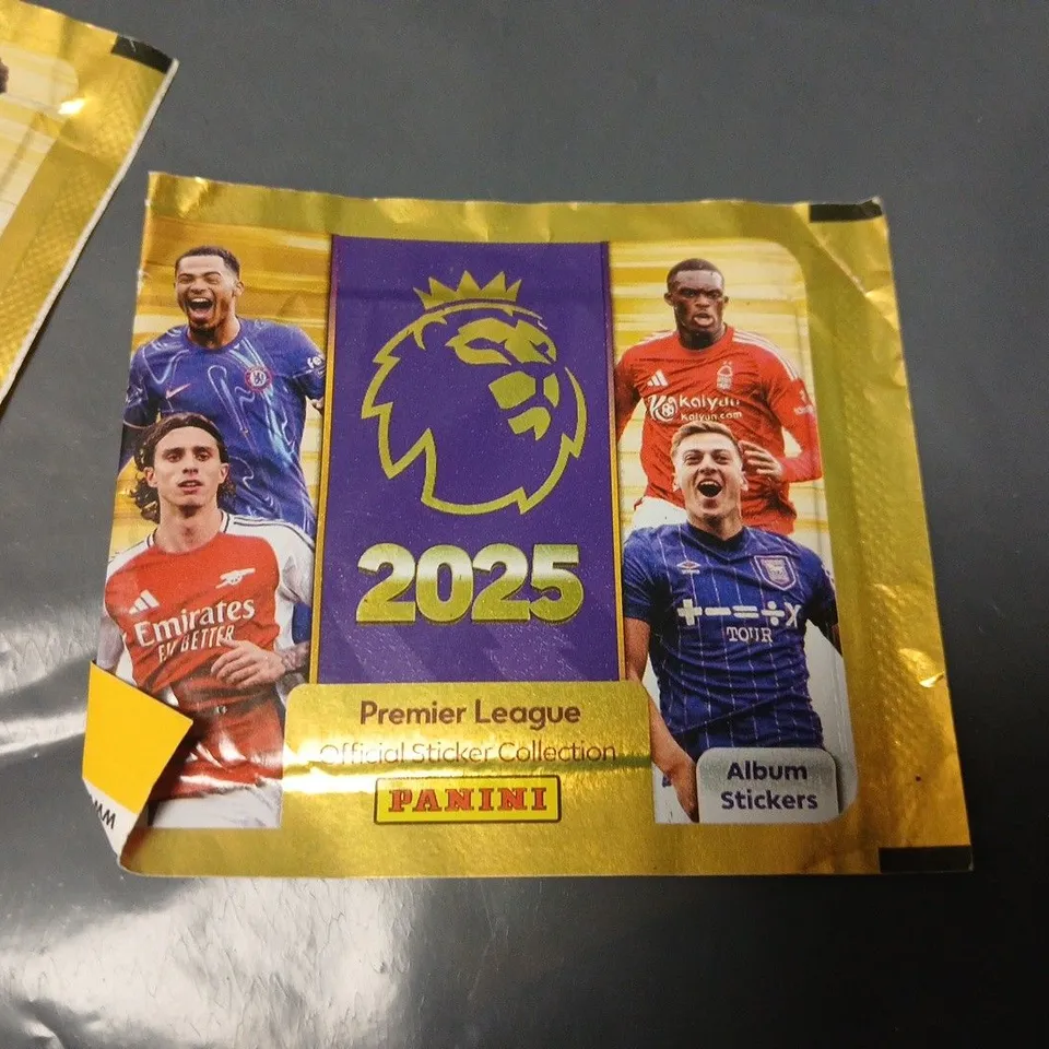 LOT OF PANINI PREMIER LEAGUE 2025 ALBUM STICKERS