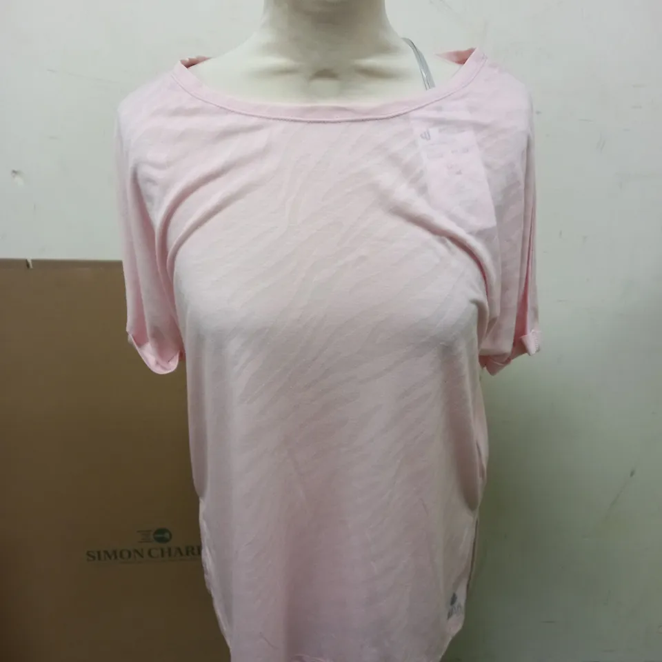 BIBA ACTIVE LOOSE T-SHIRT VIOLET ICE SIZE 12