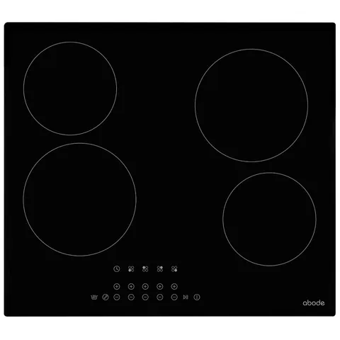 BOXED ABODE A60EH301B 60CM 4 ZONE ELECTRIC HOB