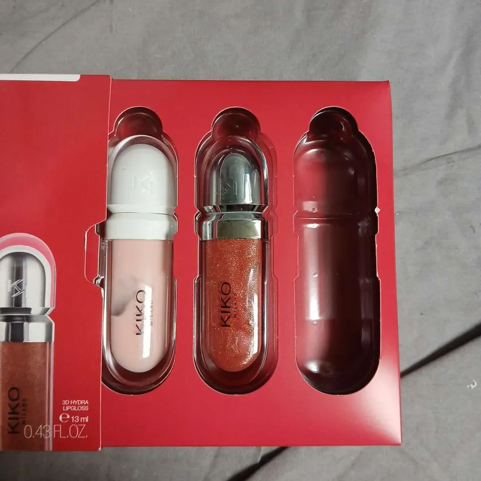 KIKO GLOSSY LIP SET 