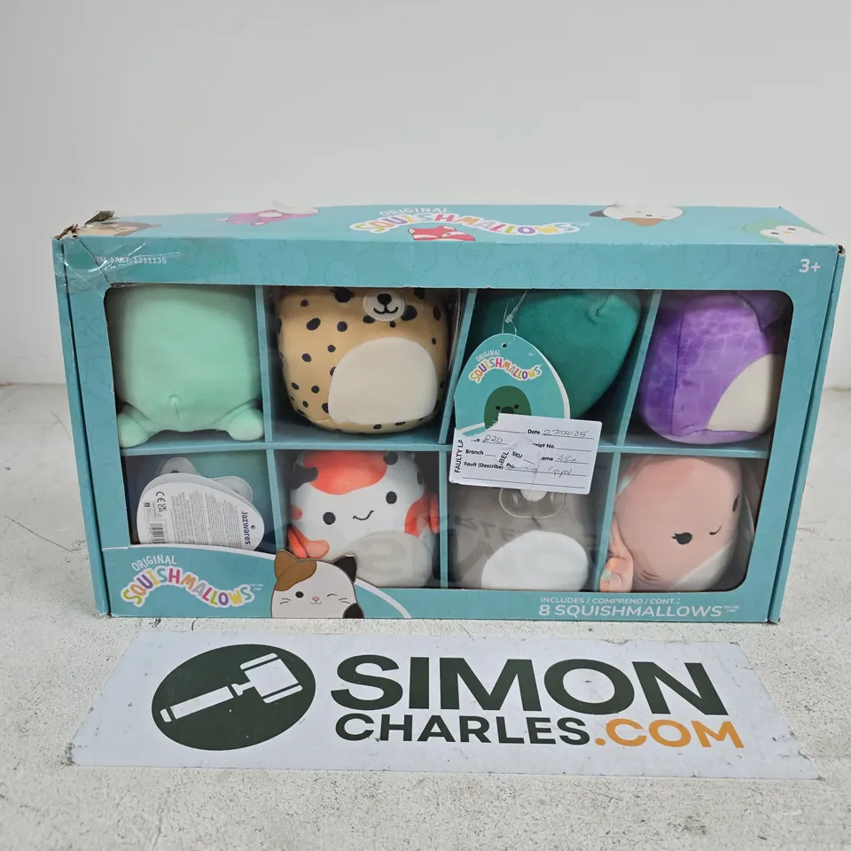 SQUISHMALLOWS 8-PIECE PLUSH TOY BOXED SET