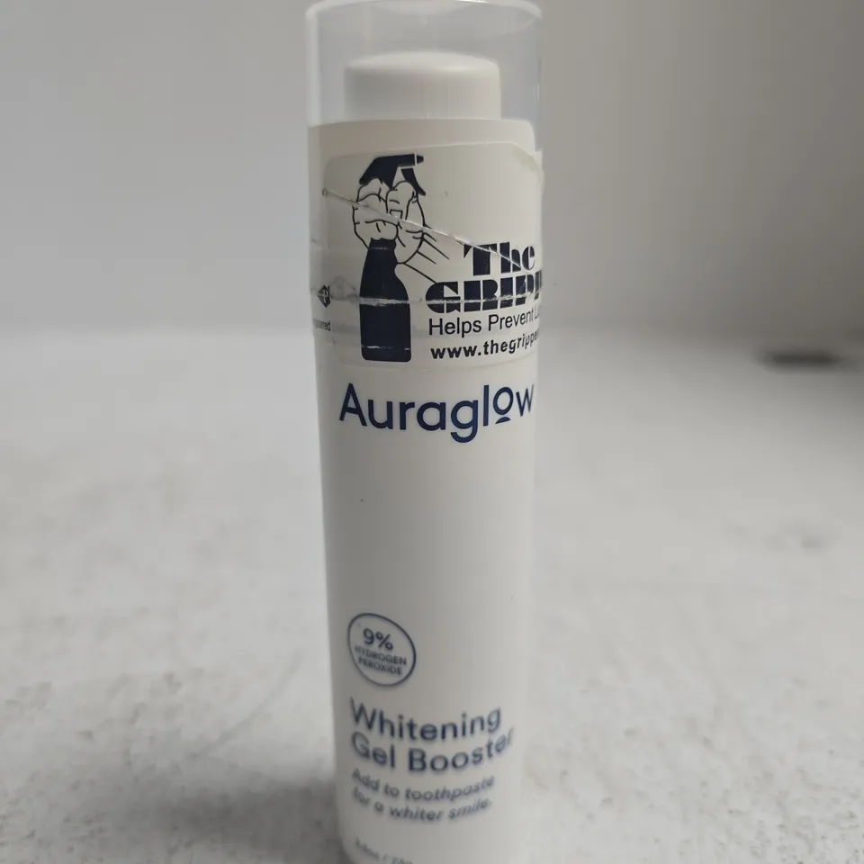 AURAGLOW WHITENING GEL BOOSTER – TEETH WHITENING GEL (9% HYDROGEN PEROXIDE)