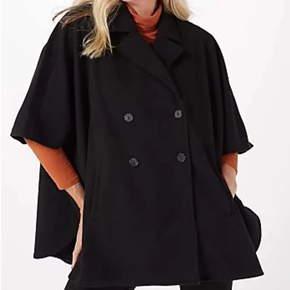PALLET OF APPROXIMATELY 116 BRAND NEW ASSORTED MARLAWYNNE DOUBLE BREASTED CAPE COATS