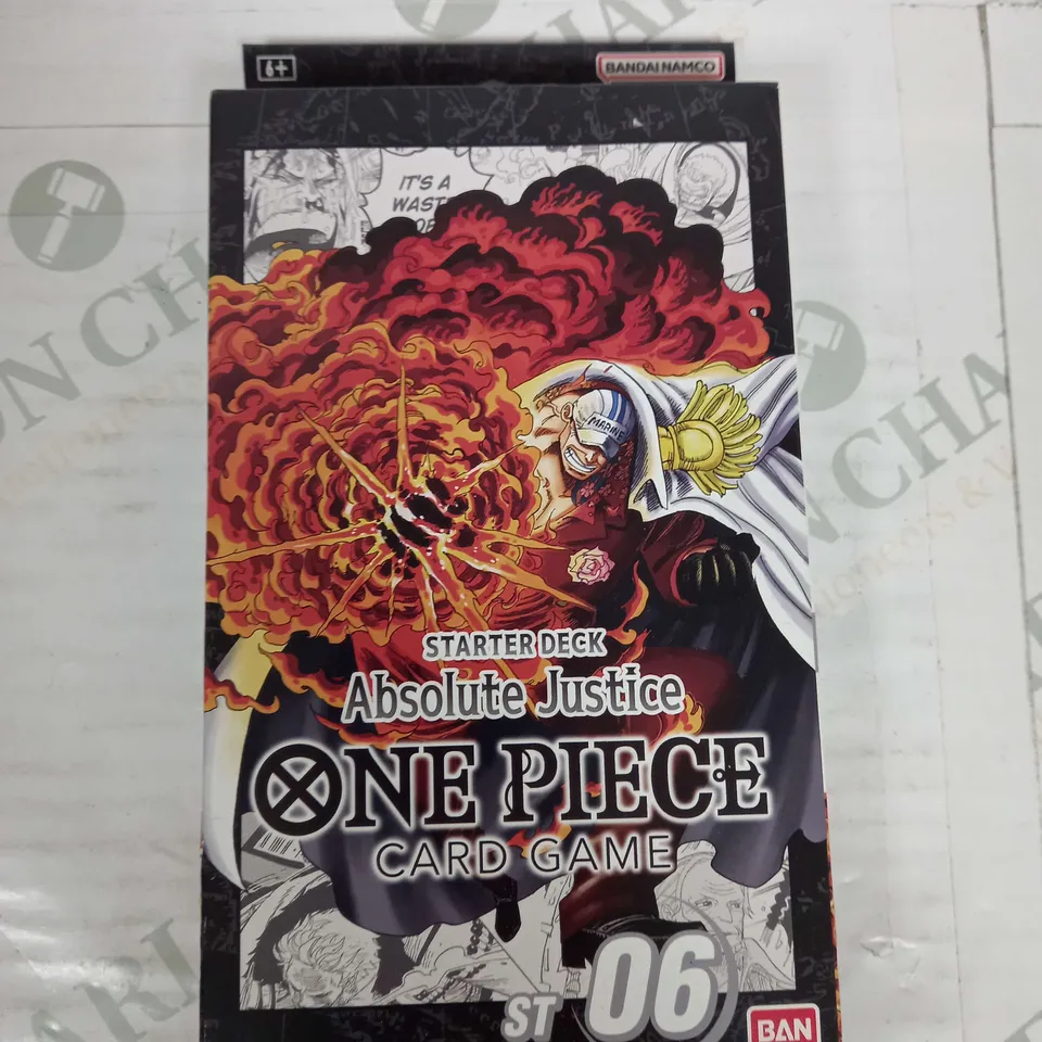 STARTER DECK ABSOLUTE JUSTICE ONE PIECE CARD GAME