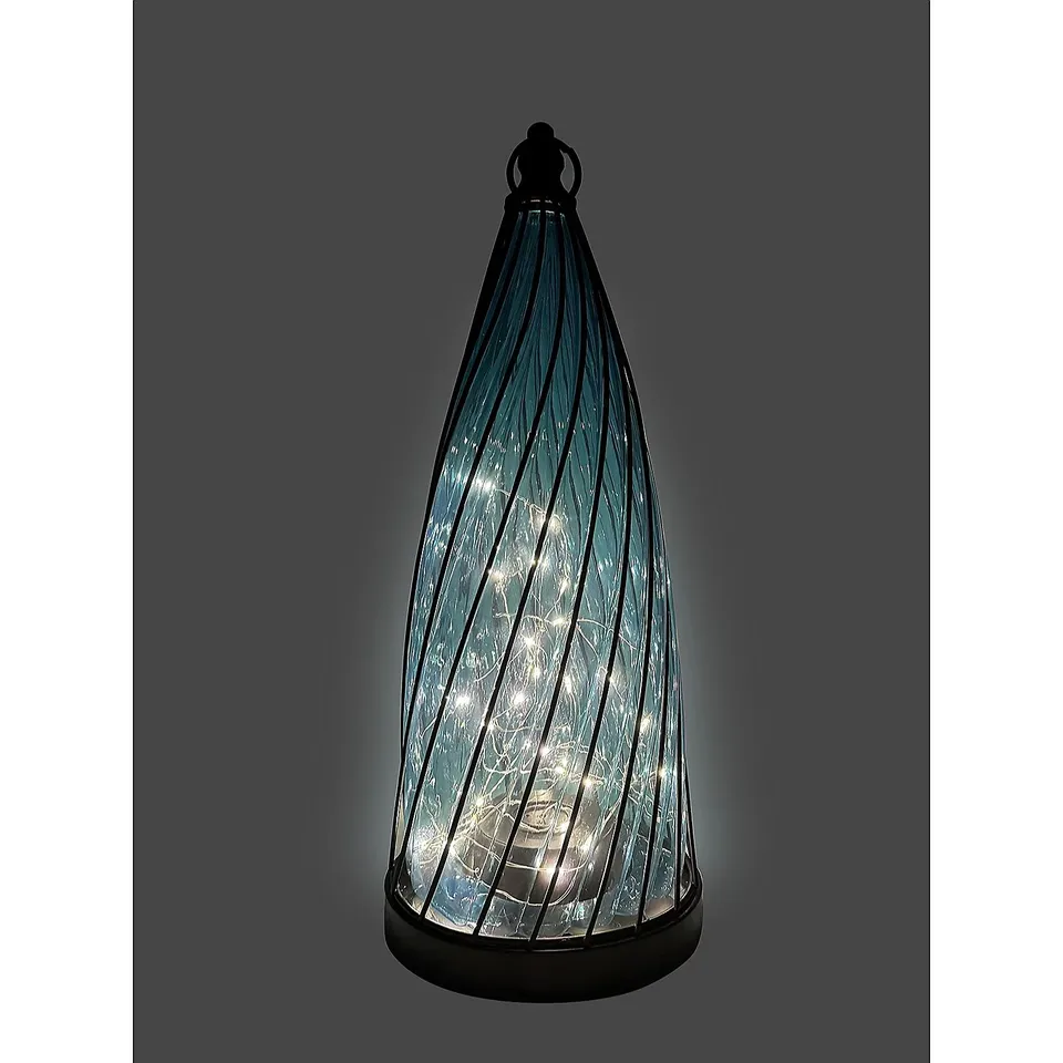 GARDEN REFLECTIONS SPIRAL LANTERN