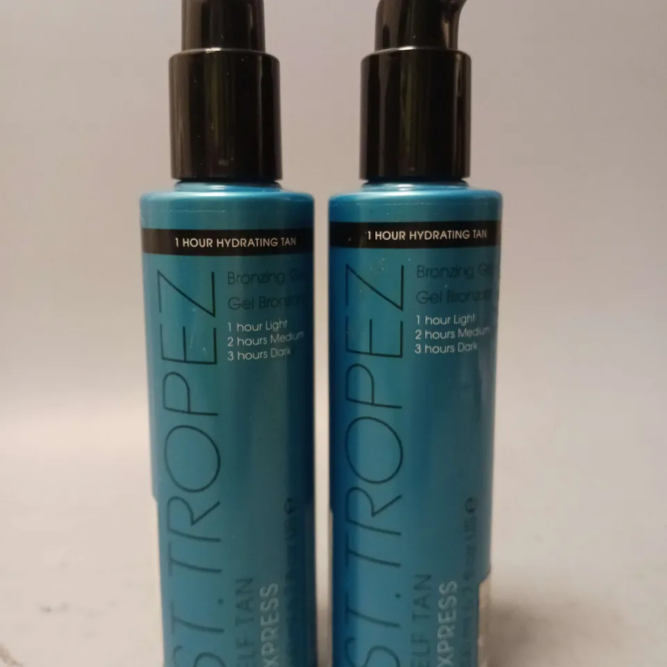 SET OF 2 ST TROPEZ SELF TAN EXPRESS BRONZING GEL (200ML)