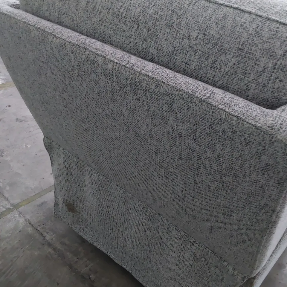 DESIGNER POWER RECLINING EASY CHAIR GREY FABRIC 