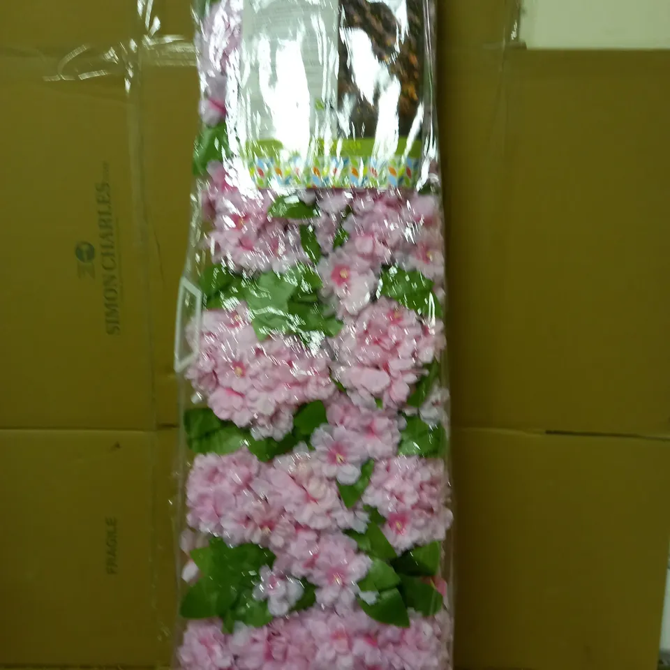 SMART SOLAR 75 LED SOLAR IN-LIT PINK BLOSSOM TRELLIS RRP £54.99