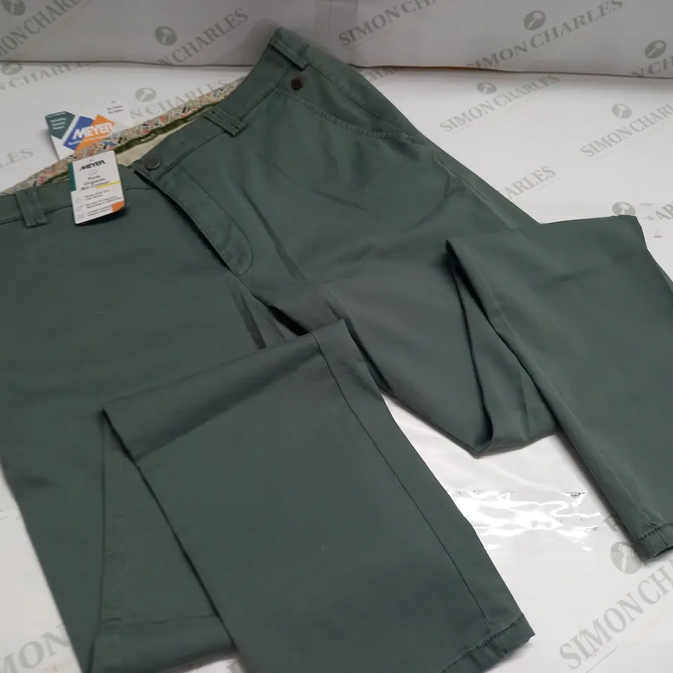 MEYER PURE ORGANIC GREEN TROUSERS - 26