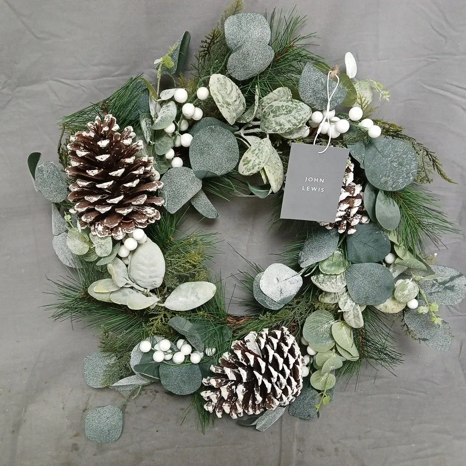JOHN LEWIS PINECONE WREATH