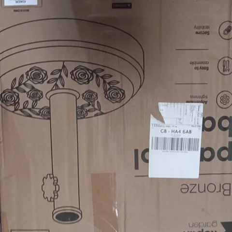 BOXED KEPLIN HEAVY BRONZE PARASOL BASE 20KG