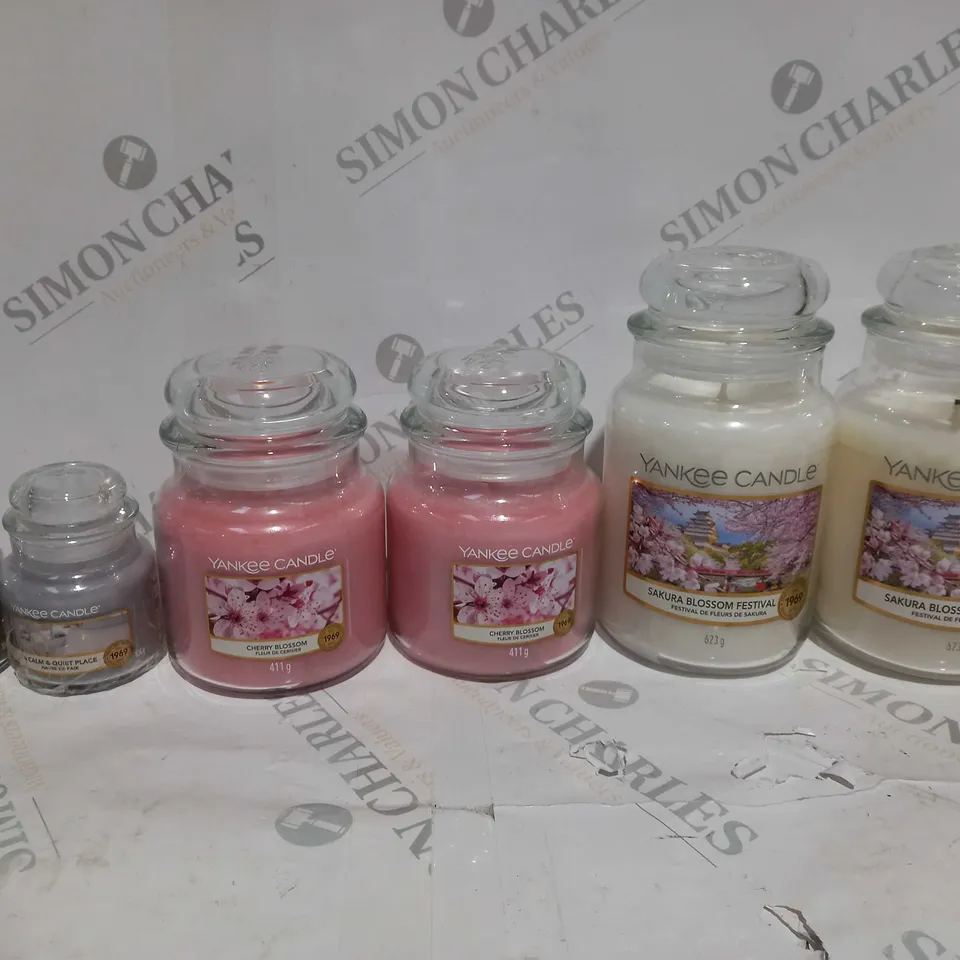 YANKEE CANDLE 6 PIECE SPRING ULTIMATE WAX COLLECTION
