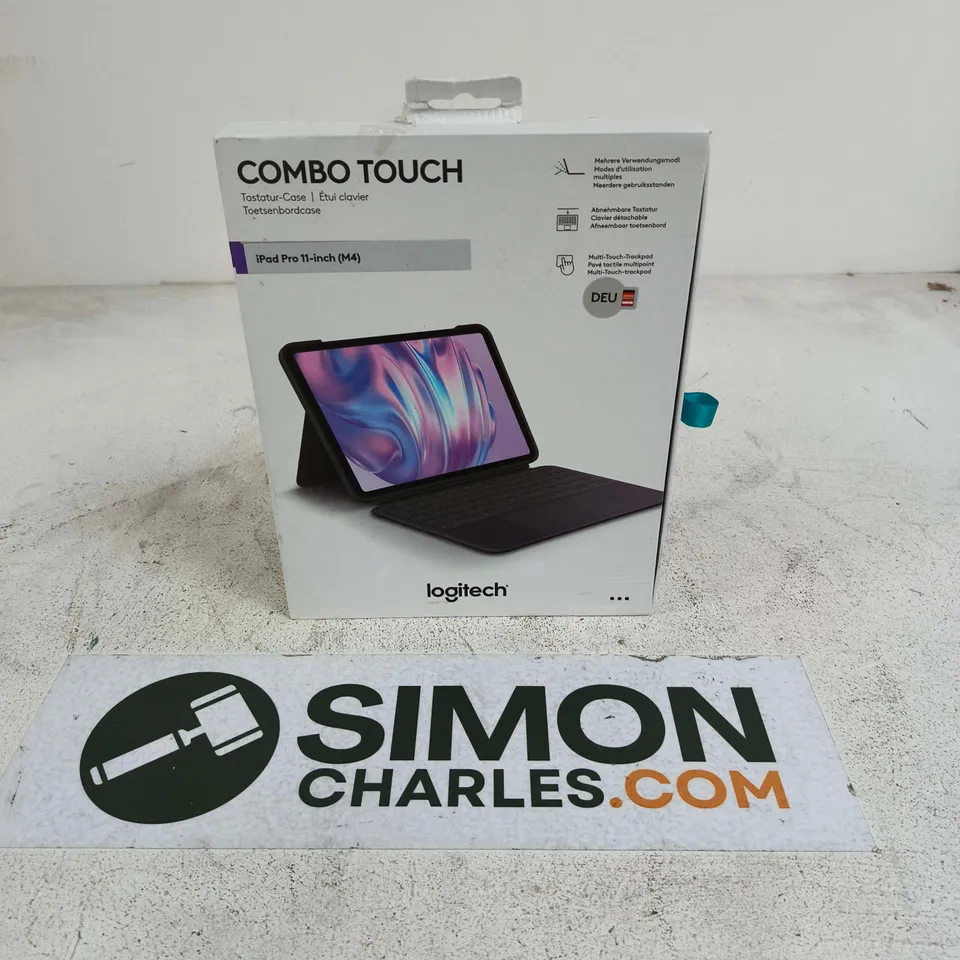 LOGITECH COMBO TOUCH KEYBOARD CASE FOR IPAD PRO 11-INCH (M4) – GERMAN