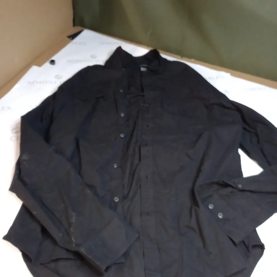 XL CP COMPANY BLACK LONG SLEEVE SHIRT 