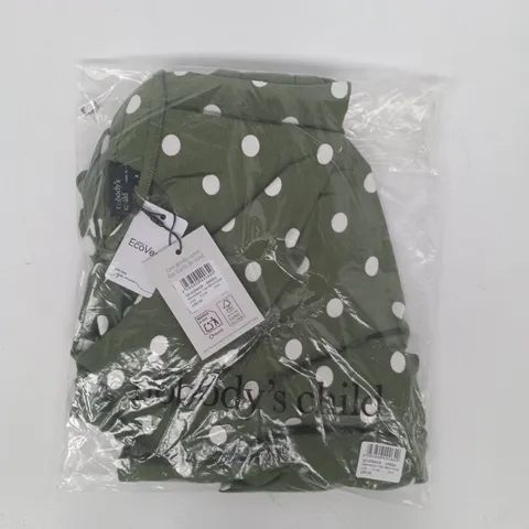BAGGED NOBODY'S CHILD SLEEVELESS TATE MINI DRESS IN GREEN SIZE UK 8