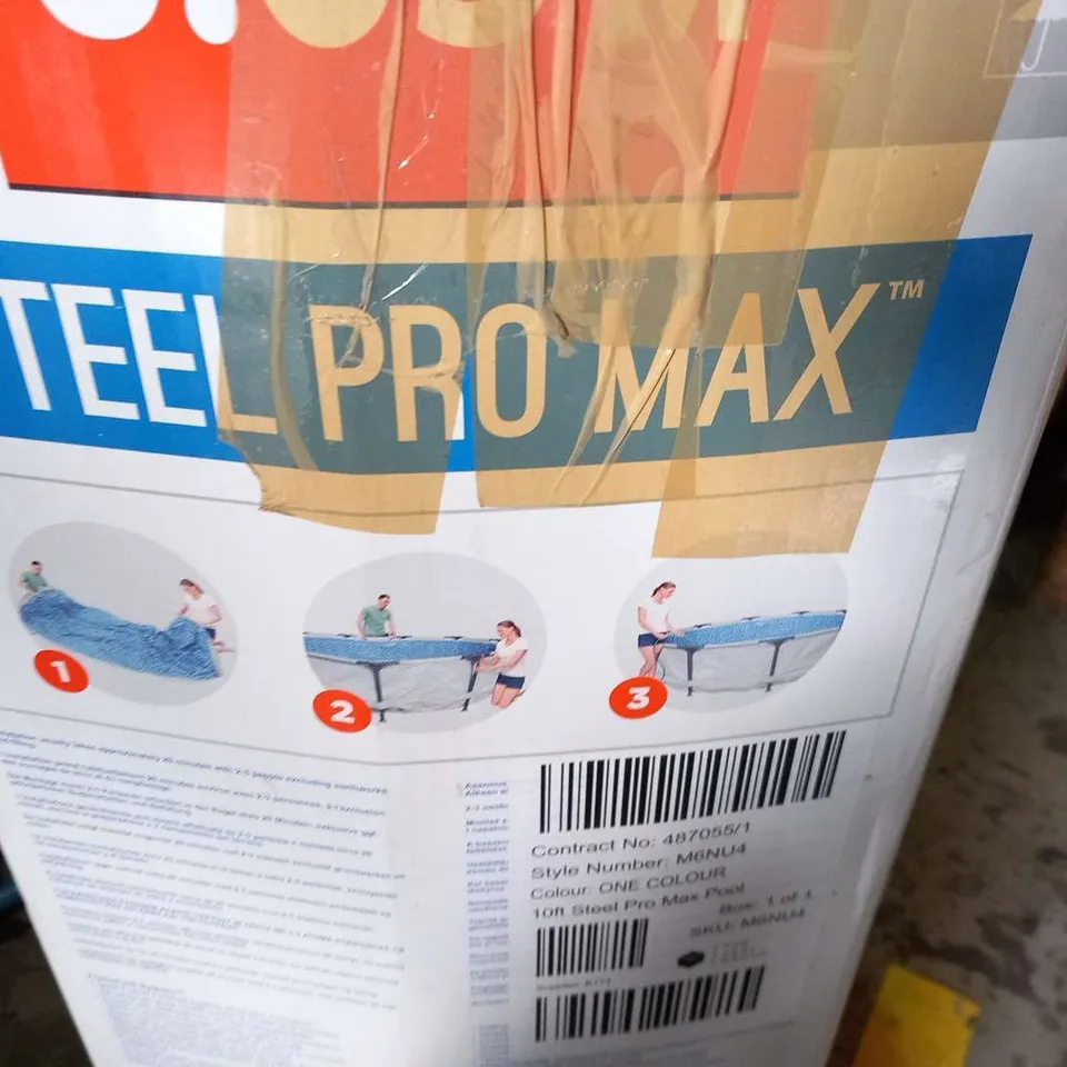 BOXED BESTWAY 10FT STEEL PRO MAX POOL