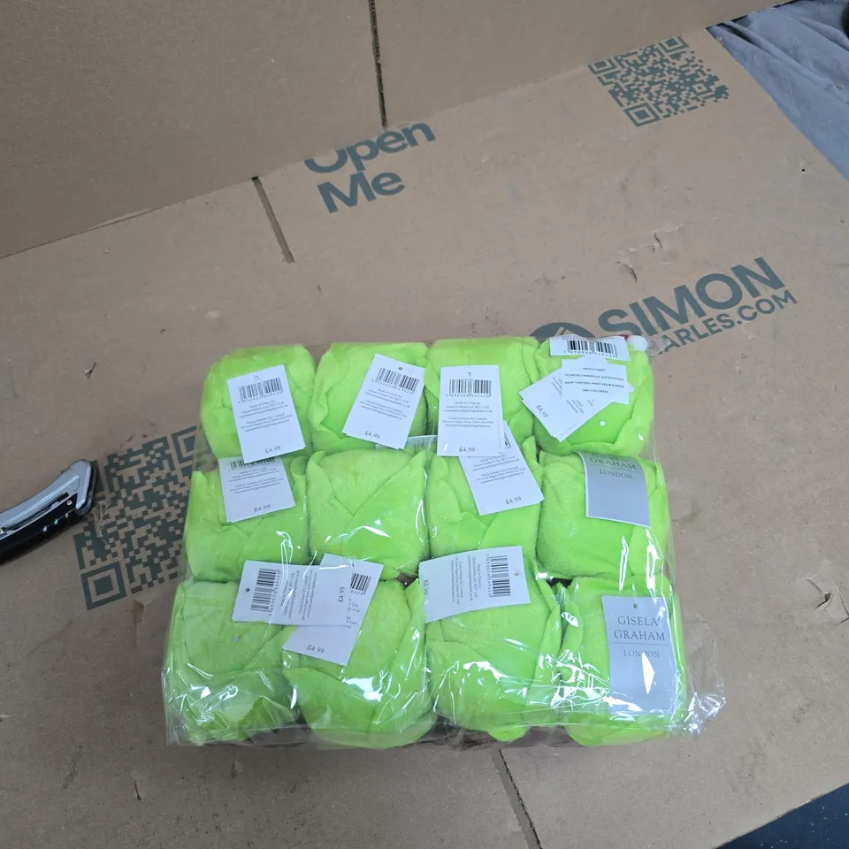 BOX OF APPROXIMATELY 15 PACKS OF GISELA GRAHAM FESTIVE SPROUT DECORATIONS